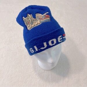 Vintage OG ‘87 GI Joe Hasbro Law & Order Collectible Blue Beanie Hat Embroidered